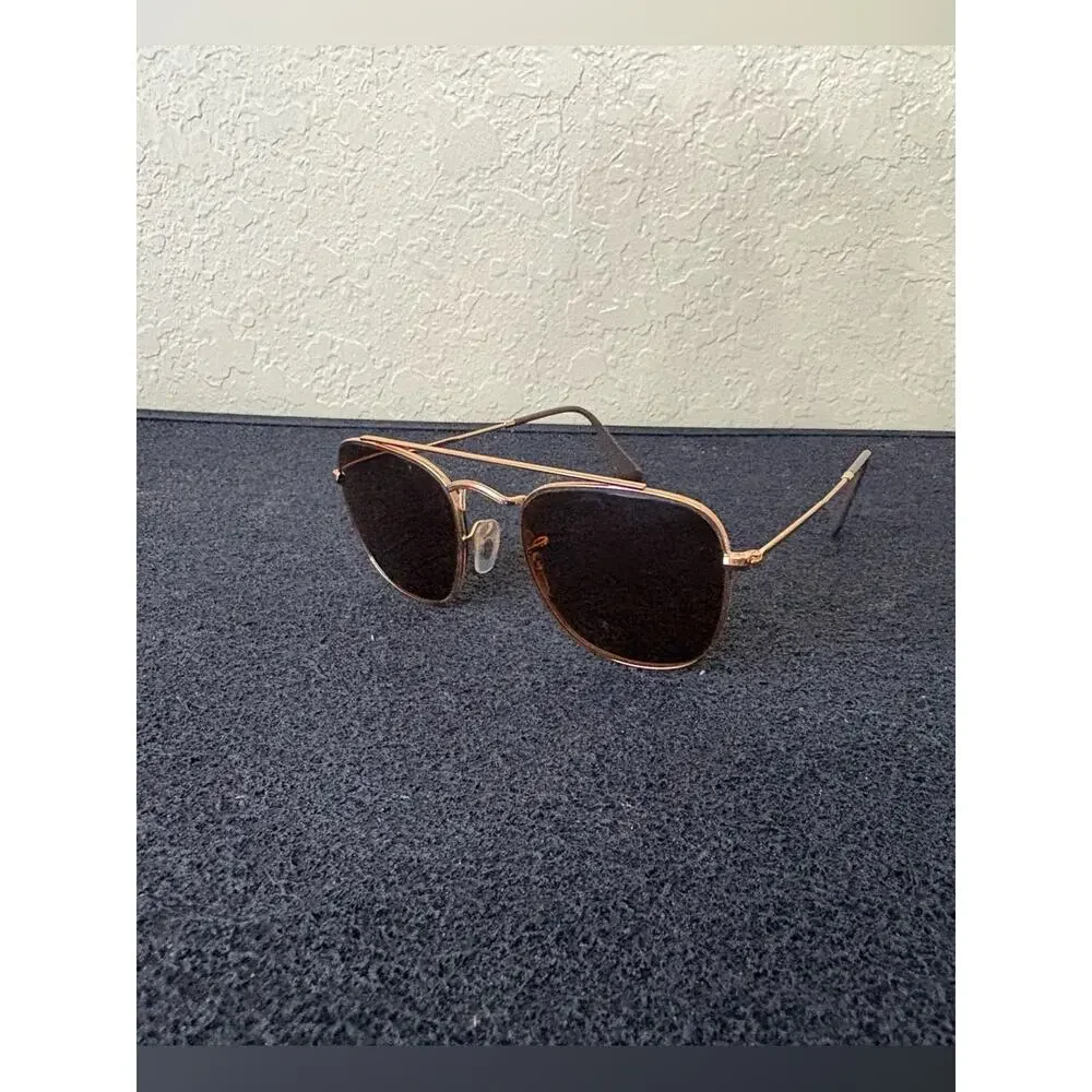 Ray-Ban RB3557 Gold RX Eyeglass Frames 51-20 Frames Only Prescription Ready